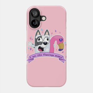 I am the flamingo queen! Phone Case
