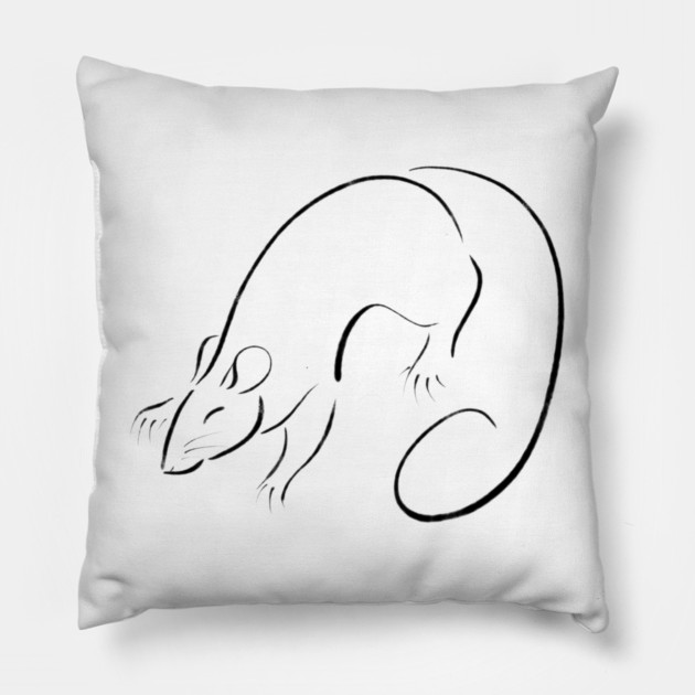 Rat Pillow by DeguArts