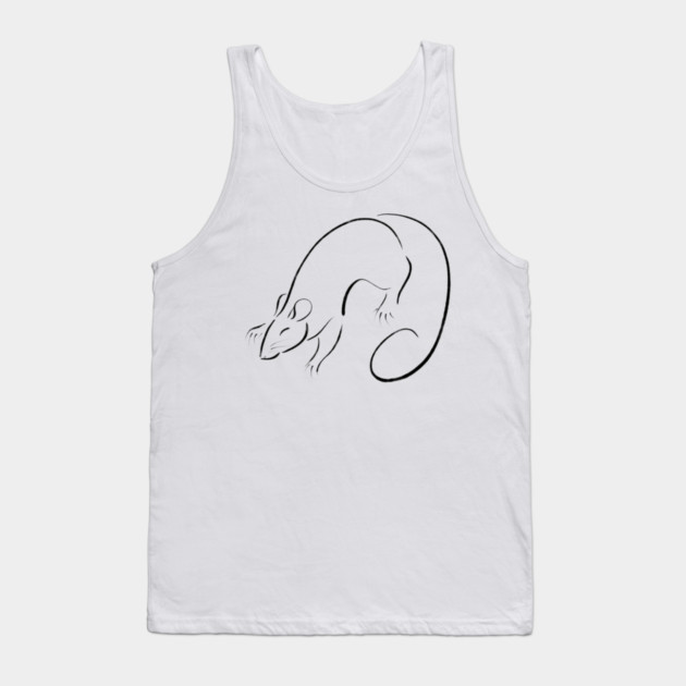 Rat Tank Top by DeguArts