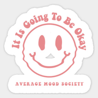 Average Mood Society Magnet