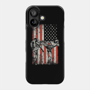 USA Flag MMA Mixed Martial Arts Phone Case