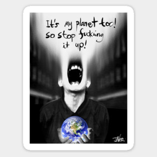 My planet too Sticker