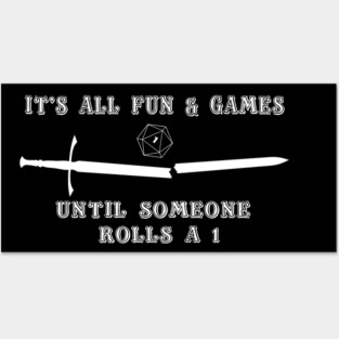 All Fun and Games Posters and Art