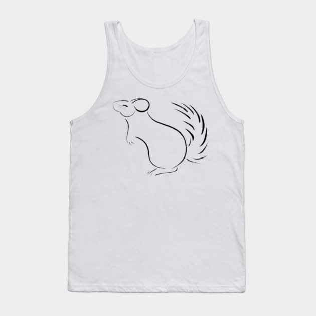 Chinchilla Tank Top by DeguArts