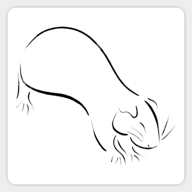 Guinea Pig Magnet by DeguArts