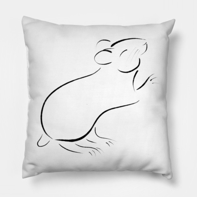 Hamster Pillow by DeguArts