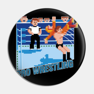 Pro wrestling video game Pin