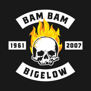 Bam Bam Flaming Skull T-Shirt