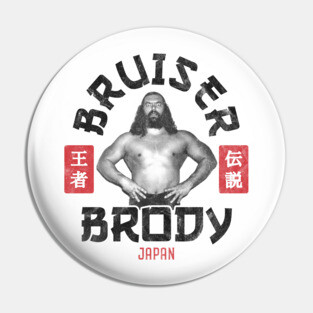 Bruiser Brody Japan Pin