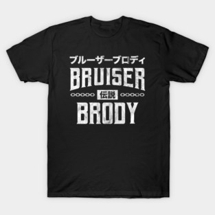 Bruiser Brody Typography T-Shirt