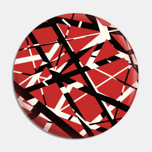 Frankenstrat Guitar Pattern Pin