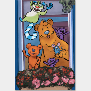 Bear in the Big Blue House Posters and Art