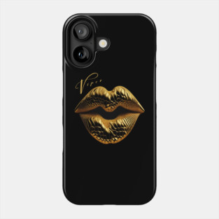 Kid Relic Gold Viper Kiss Phone Case