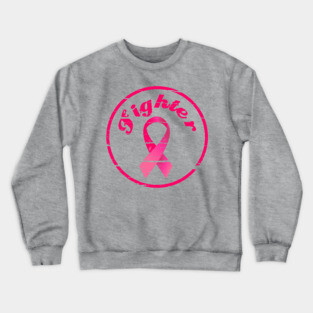 Breast Cancer Fighter Crewneck Sweatshirt