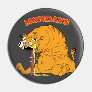 Garfield Mondays Pin