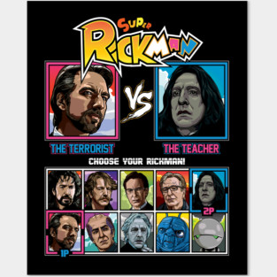 Alan Rickman Fighter Posters and Art
