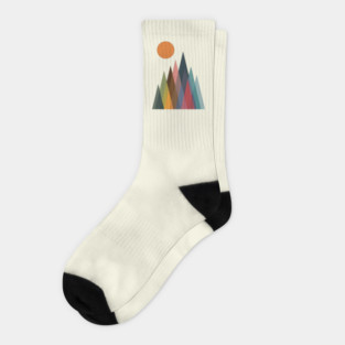 Infinity Mountain Socks
