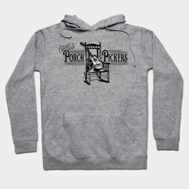 Sea Cliff Porch Pickers Hoodie by The Bald Welshman