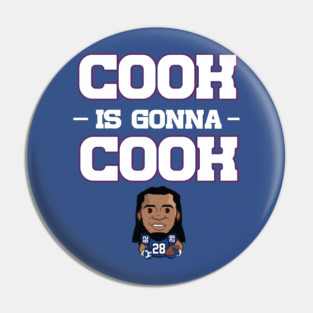 James Cook Is Gonna Cook Pin