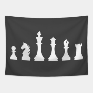 Chess pieces Tapestry