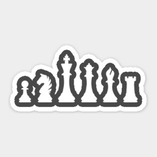 Chess pieces Sticker