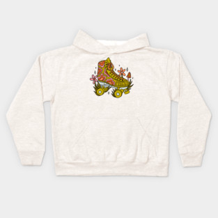 Pisces Roller Skate Kids Hoodie