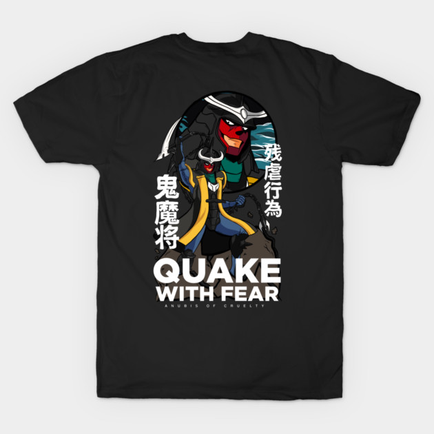 Anubis of Cruelty (F/B) Ronin Warriors T-Shirt TeePublic - Main Image