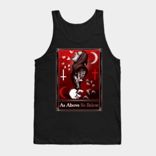 As Above So Below Tarot Tank Top