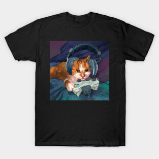 Gamer cat! (Second in the series) T-Shirt
