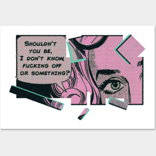 Vaporwave Comic Posters and Art