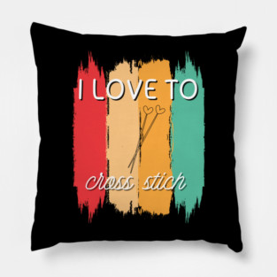 Cross Stich Mom Pillow