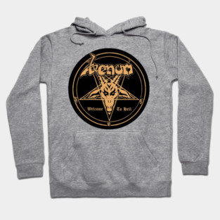 Venom - Band Logo - Welcome to Hell (For Light colours edition) Hoodie