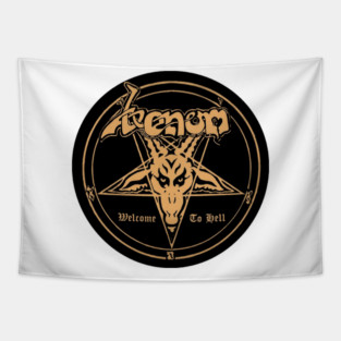 Venom - Band Logo - Welcome to Hell (For Light colours edition) Tapestry