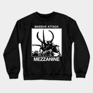 Massive Attack - Mezzanine - Tribute Artwork - Black Crewneck Sweatshirt