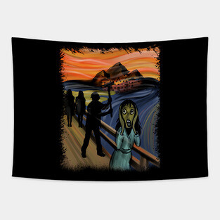 Shining Scream Tapestry