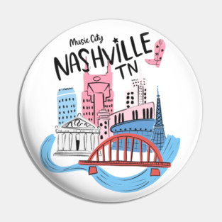 Definitely a Nashville Party Pin