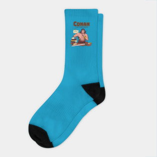Conan the Librarian Colored Socks