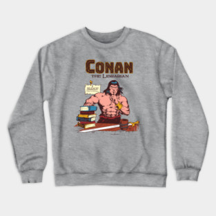 Conan the Librarian Colored Crewneck Sweatshirt