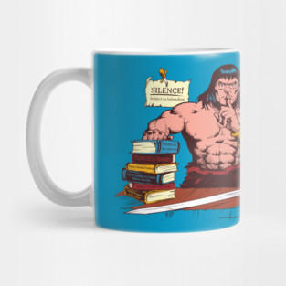 Conan the Librarian Colored Horizontal Mug