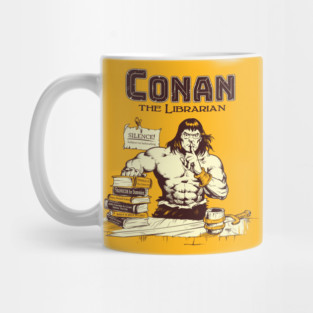 Conan the Librarian Alt Vertion Mug