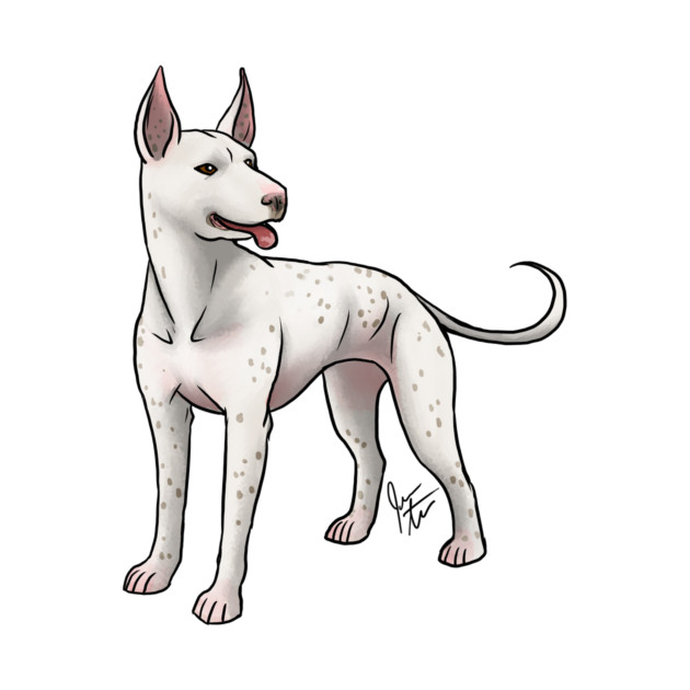 Dog - Pakistani Gull Terrier - Speckled by Jen's Dogs Custom Gifts and Designs