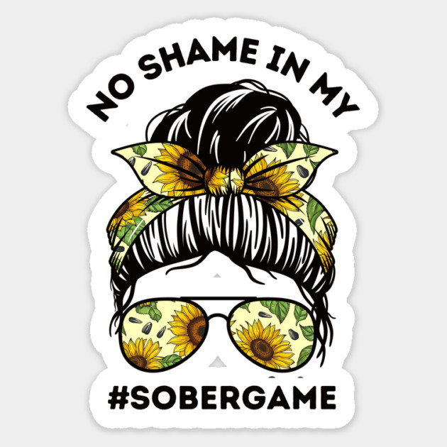 No Shame in My SoberGame Sticker by The WYLD Tribe
