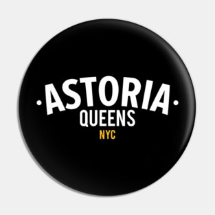 New York Queens - Queens Astoria - Queens logo Pin