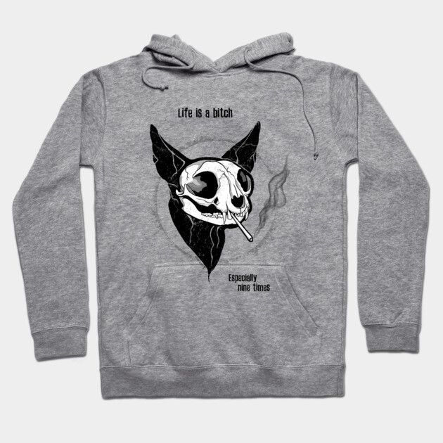 Far From Purr-fect Hoodie by Tommy Devoid