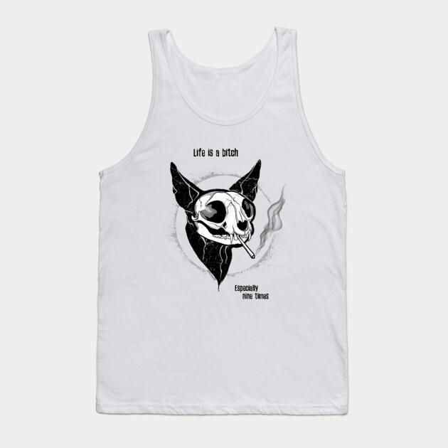 Far From Purr-fect Tank Top by Tommy Devoid