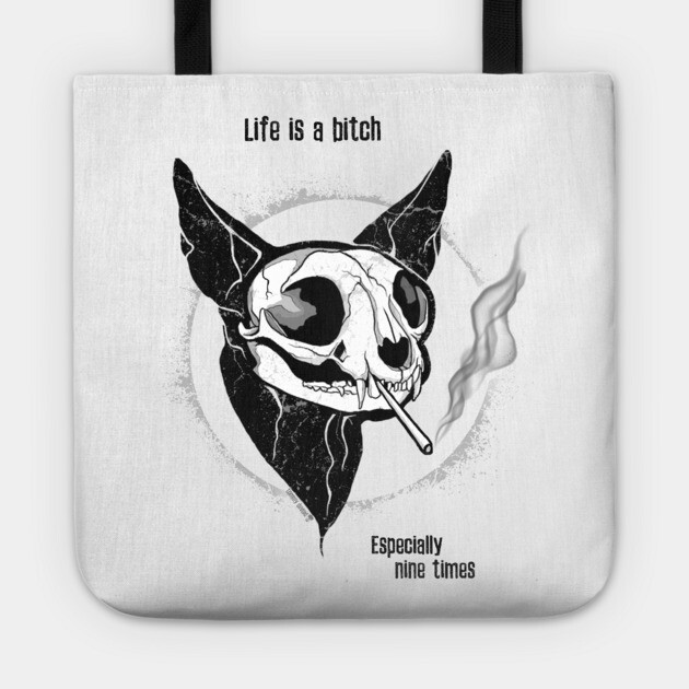 Far From Purr-fect Tote by Tommy Devoid