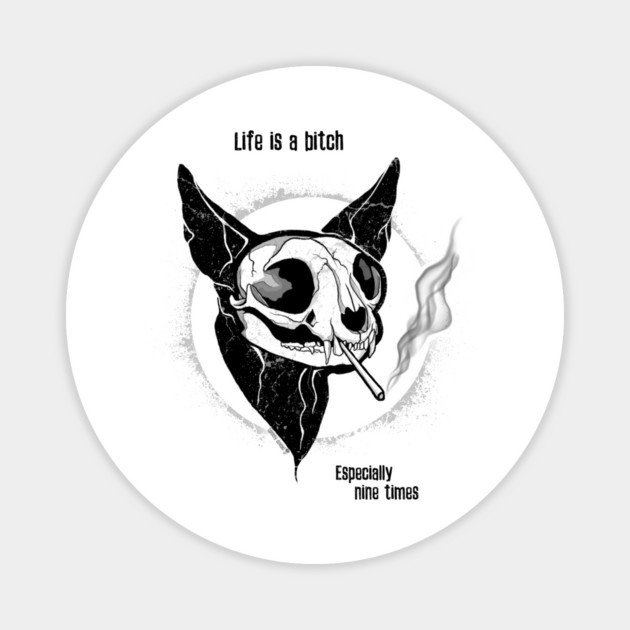 Far From Purr-fect Magnet by Tommy Devoid