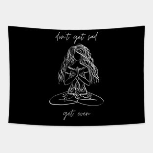vigilante shit, don't get sad get even, midnights lyrics, reputation era aesthetic, yoga, witchy occult, witchy vibes, halloween spooky season, swiftie gift idea Tapestry