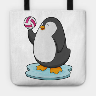 Penguin Volleyball player Volleyball Tote