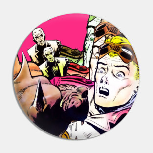 REVISTANGO #27 - Bullet the Savage Dog Strikes Retro Comic Drama of Fear Command and Fury in Bold Mid Century Pulp Color — Pulp Magazine Pin